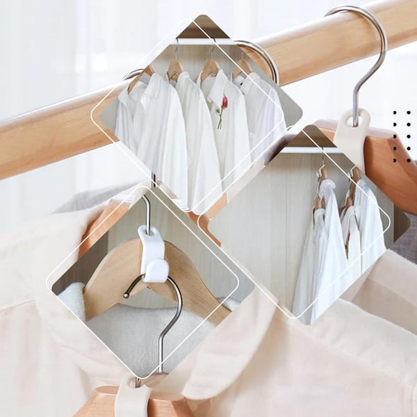 Space-Saving Clothes Hanger Connector ( 30 PCS)