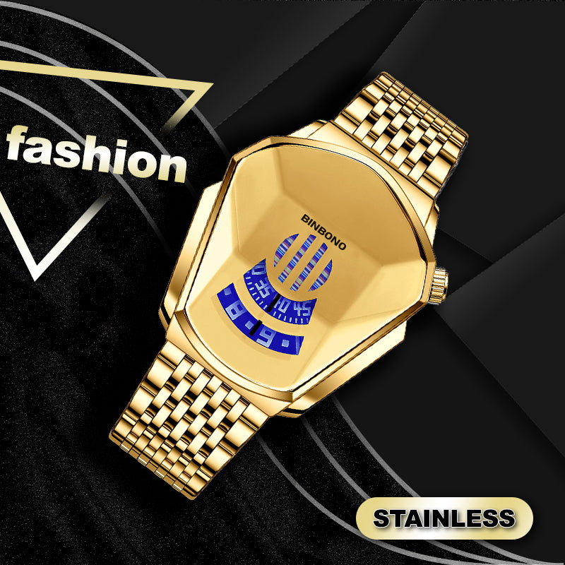Diamond Style Quartz Watch for Men & Women