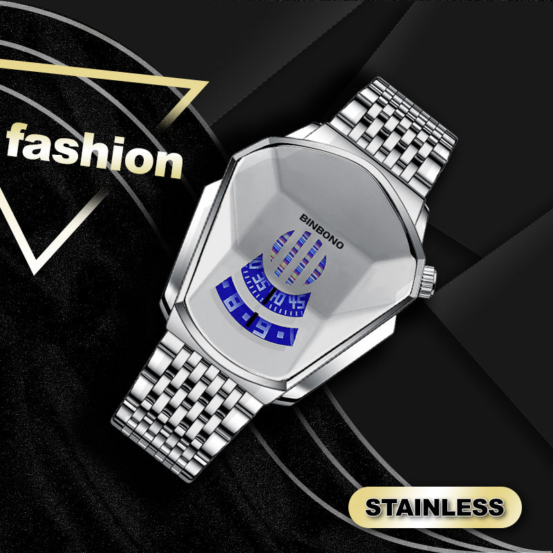 Diamond Style Quartz Watch for Men & Women