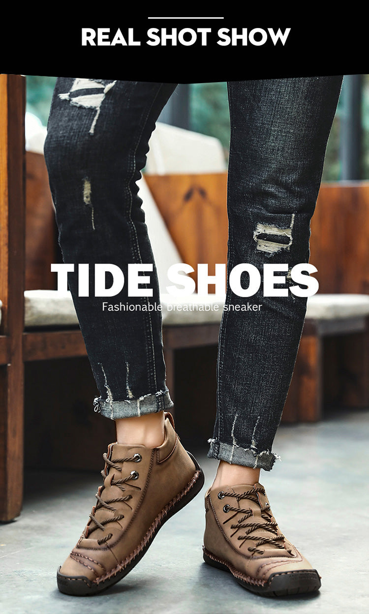 Fashion Men's Leather Casual Shoes