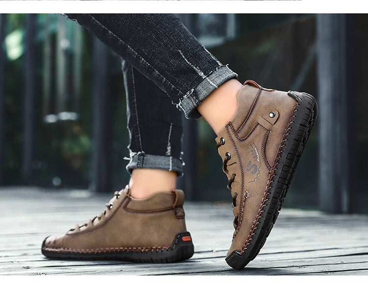Fashion Men's Leather Casual Shoes