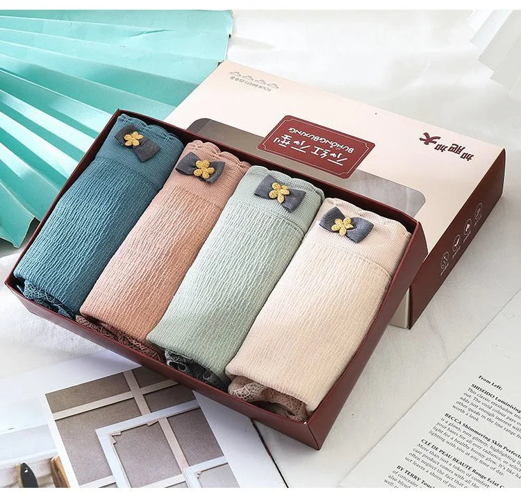 Graphene Super Elastic Oversize Panties (4 Pcs Pack)