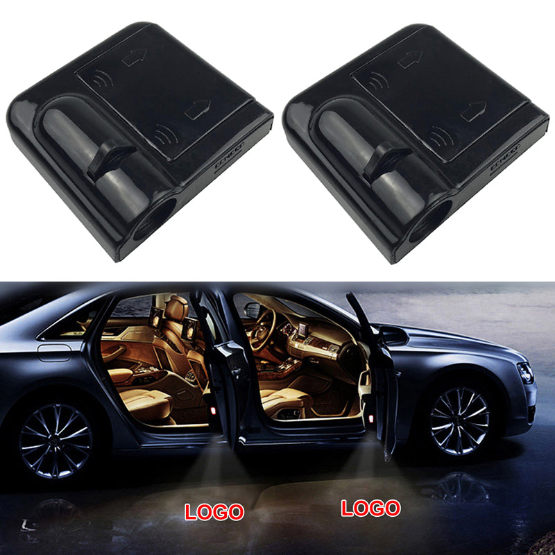 Wireless LED Shadow Projector Courtesy Step Lights Car Door Welcome Lights