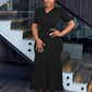 Solid Colour Slim Fit Fishtail Maxi Dress