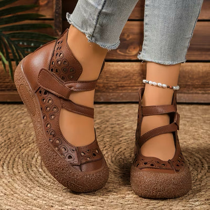 Women’s Laser-Cut Mary Jane Flats