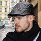 British Gentlemen Style Leather Beret Hat