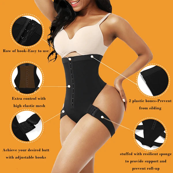 Cuff Tummy Trainer with Butt Lift Exceptional Shapewear