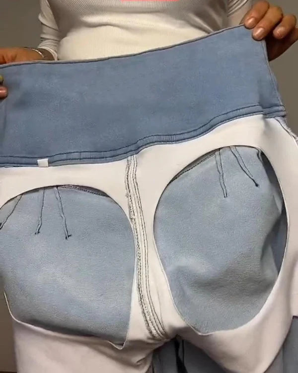 Women's High Waist Curvy Jeans Butt Lift Pants
