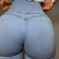 Women's High Waist Curvy Jeans Butt Lift Pants