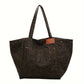 Leopard Print Canvas Tote Bag