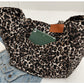 Leopard Print Canvas Tote Bag