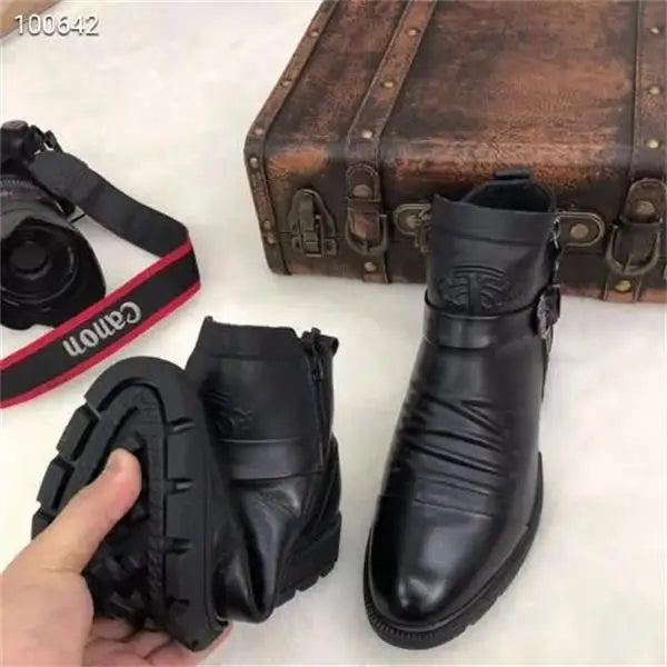 New-Trend Zip-Up Street Punk-Style Men's Boots