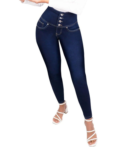 Women's High Waist Curvy Jeans Butt Lift Pants