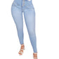 Women's High Waist Curvy Jeans Butt Lift Pants