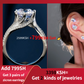 3 Carat Super Sparkling Diamond Ring【Add 799 KSh to get 3 pairs of Magnetic Earrings】