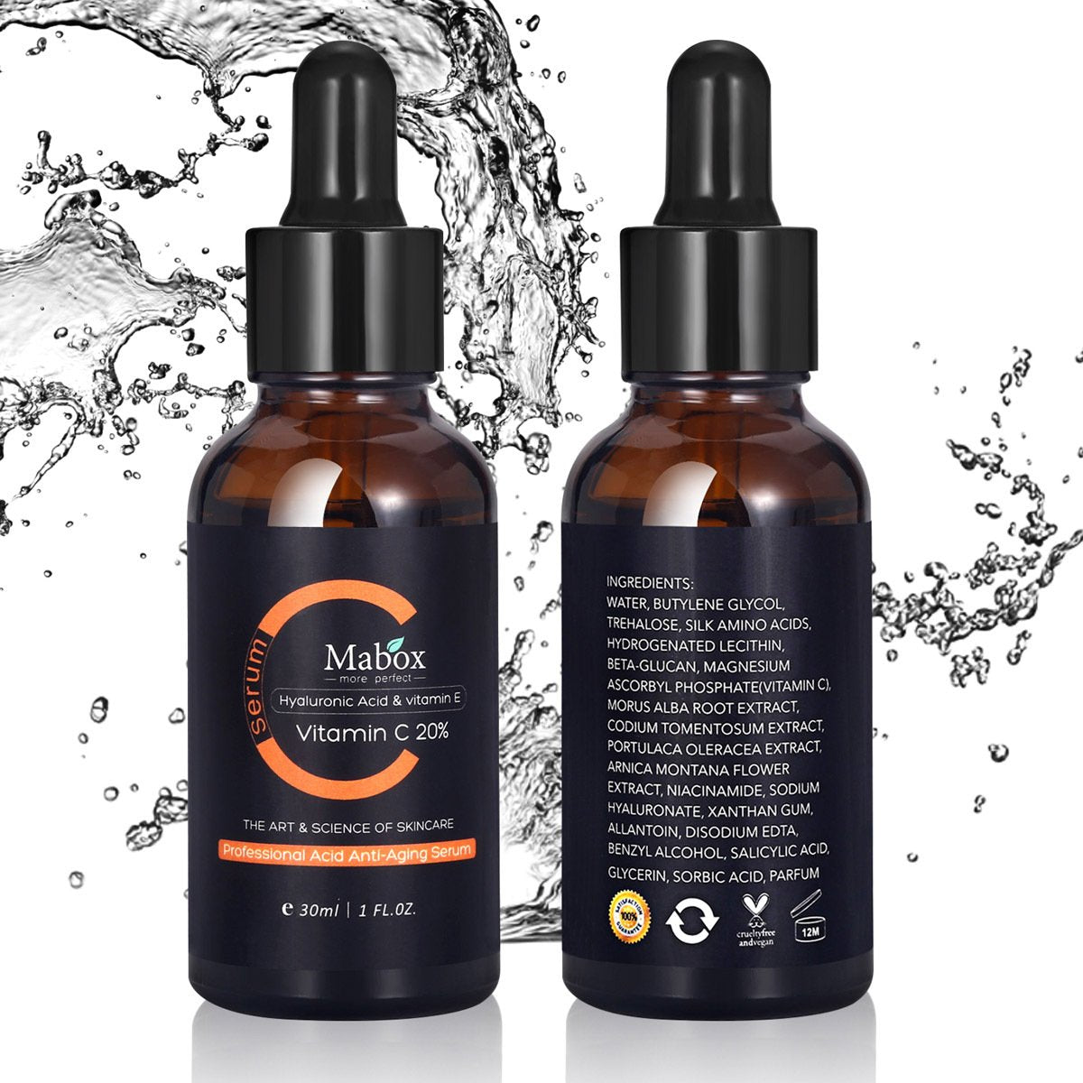 Mabox Award Winning Acne Clarifying Vitamin C Serum