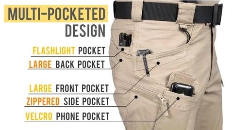 Multifunction Outdoors Well-equipped Tactical Waterproof Durable Pants