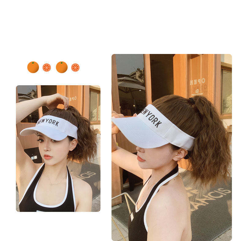 New trending summer cap-wig outdoor [ Promotion Sales ]