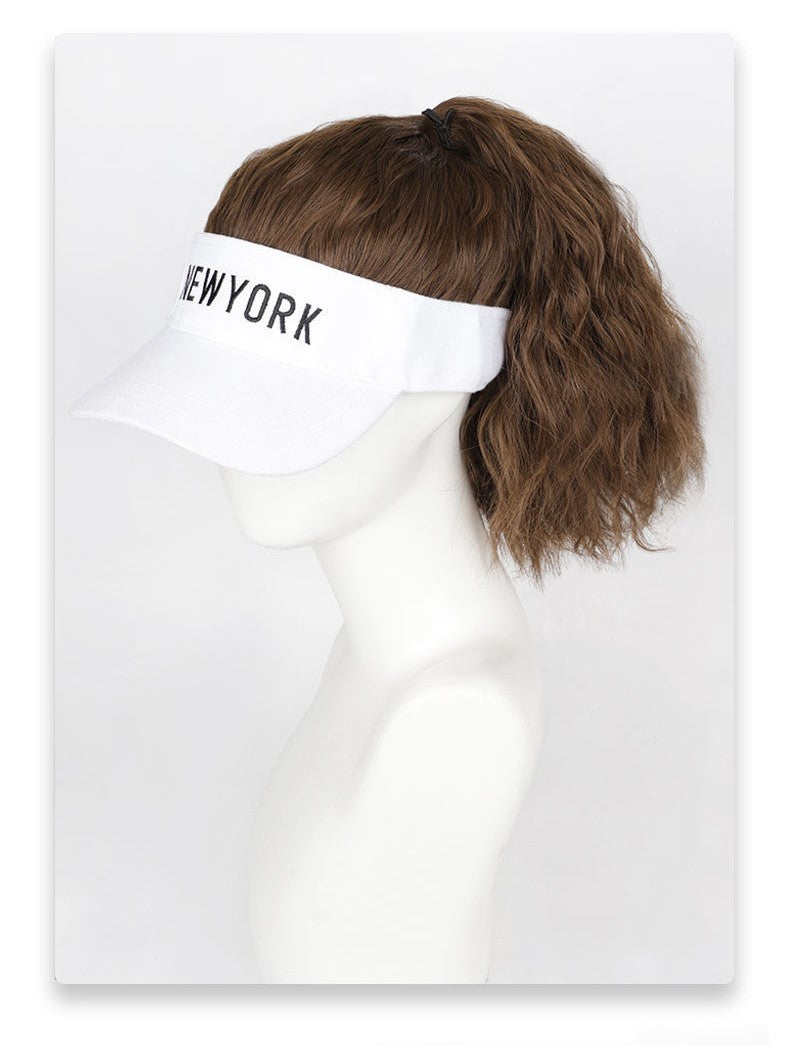 New trending summer cap-wig outdoor [ Promotion Sales ]