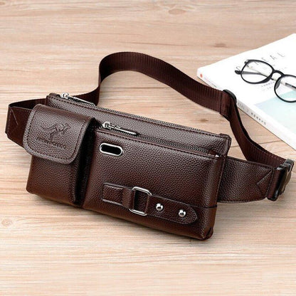 Men's Leather Sling Bag